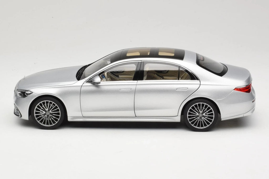 Mercedes S-Klasse AMG-line 2021 Brilliant Silver 1:18 Norev