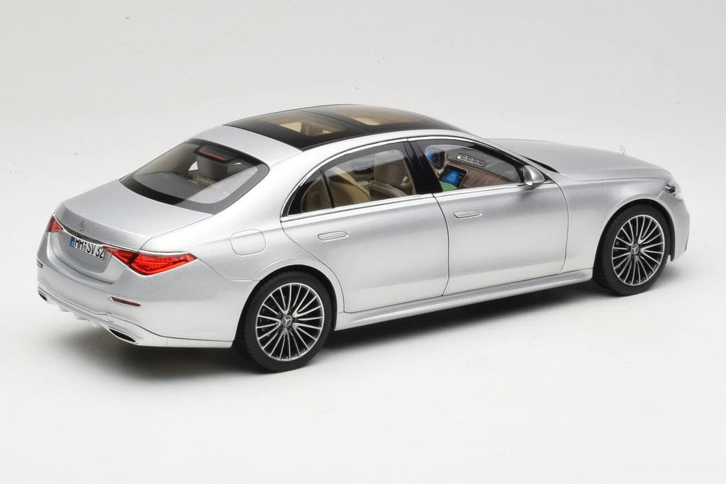 Mercedes S-Klasse AMG-line 2021 Brilliant Silver 1:18 Norev