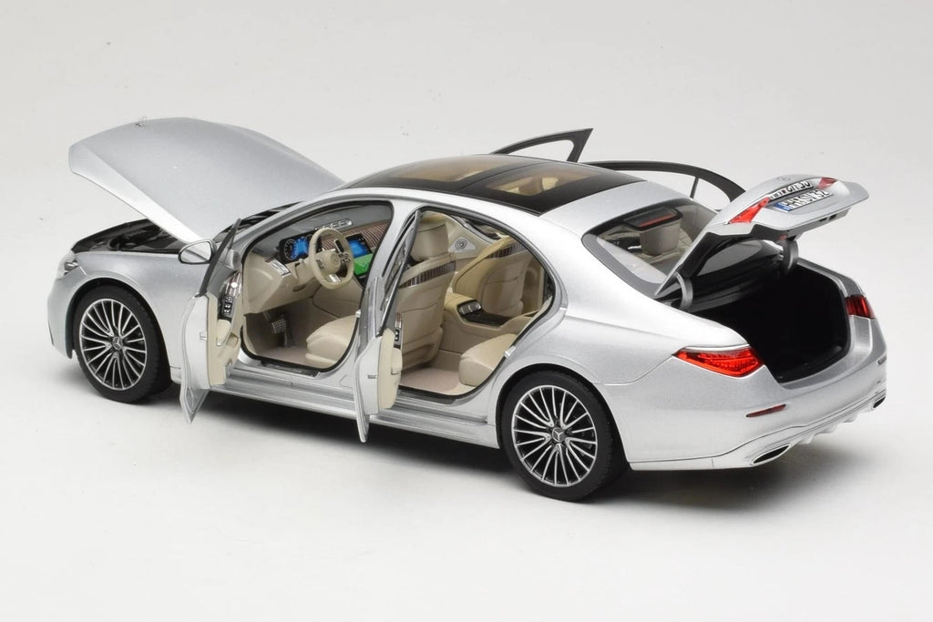 Mercedes S-Klasse AMG-line 2021 Brilliant Silver 1:18 Norev