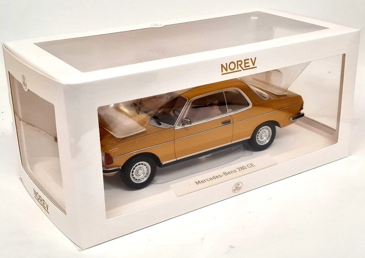 Mercedes 280CE 1980 Sahara Yellow 1:18 Norev