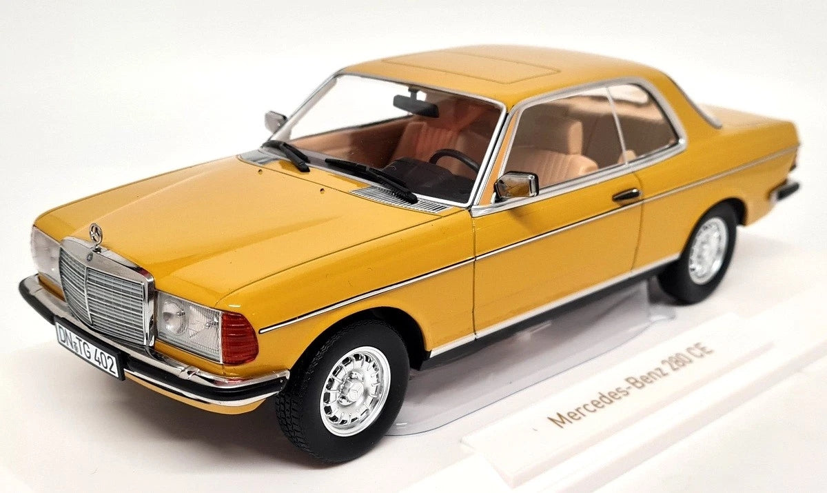 Mercedes 280CE 1980 Sahara Yellow 1:18 Norev