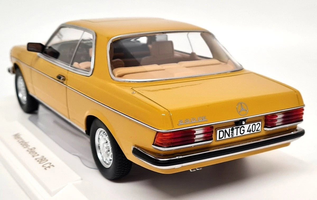Mercedes 280CE 1980 Sahara Yellow 1:18 Norev