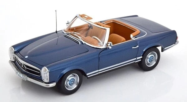 Mercedes 230SL , Blue, 1963, 1:18, Norev