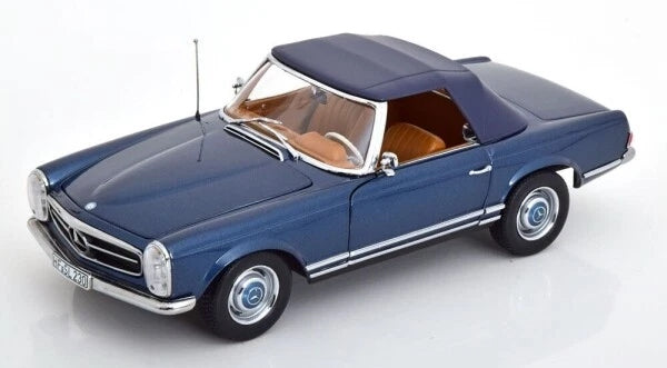 Mercedes 230SL , Blue, 1963, 1:18, Norev