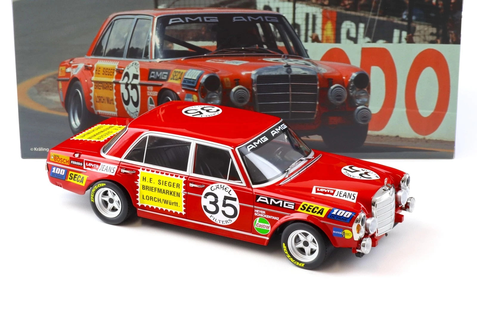 Mercedes 300SEL 6.3 AMG #35 Heyer/Schickentanz, 2e 24h Spa