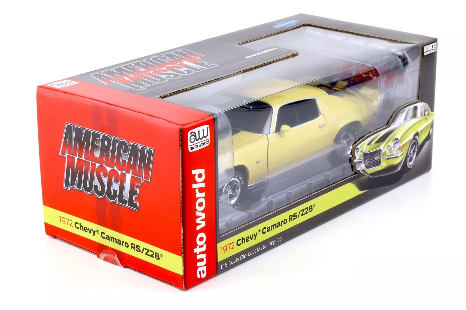 Chevrolet Camaro RS/ Z28 Coupe cream yellow/ black stripes
