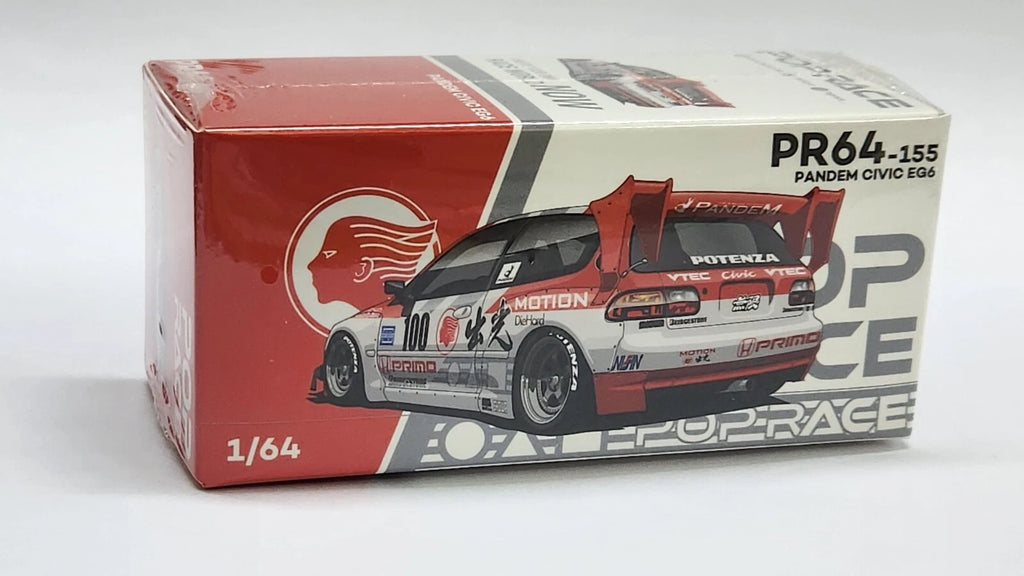 POP RACE : PANDEM CIVIC EG6 v1.5 IDEMITSU MOTION INFINITE 1:64