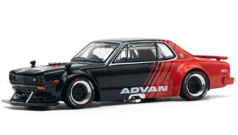 Skyline GT-R V8 Drift Hakosuka Advan 1:64