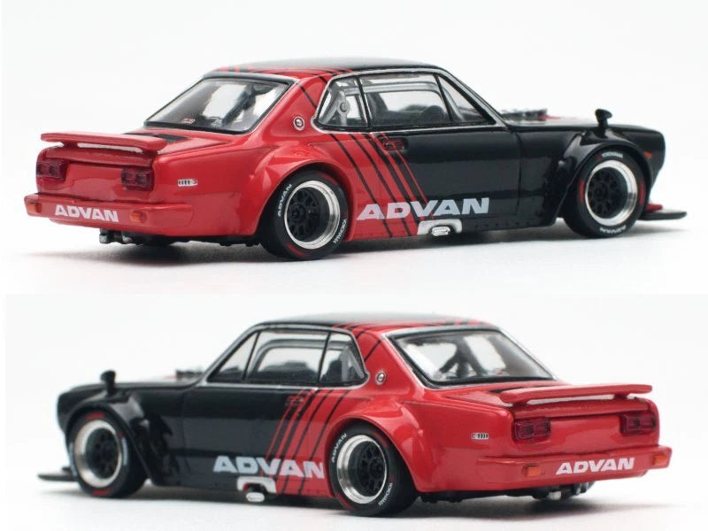 Skyline GT-R V8 Drift Hakosuka Advan 1:64