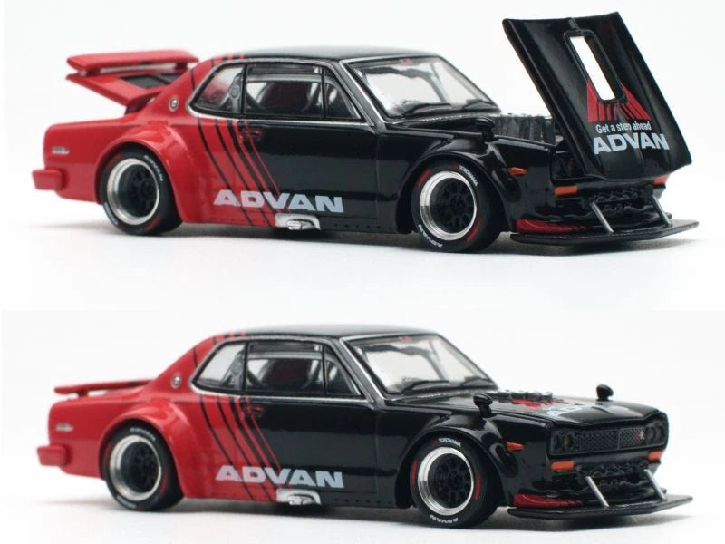 Skyline GT-R V8 Drift Hakosuka Advan 1:64