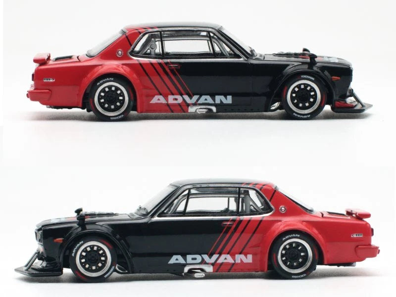 Skyline GT-R V8 Drift Hakosuka Advan 1:64