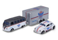 Volkswagen Van & Beetle Set met Aanhanger - Maisto, 1:64