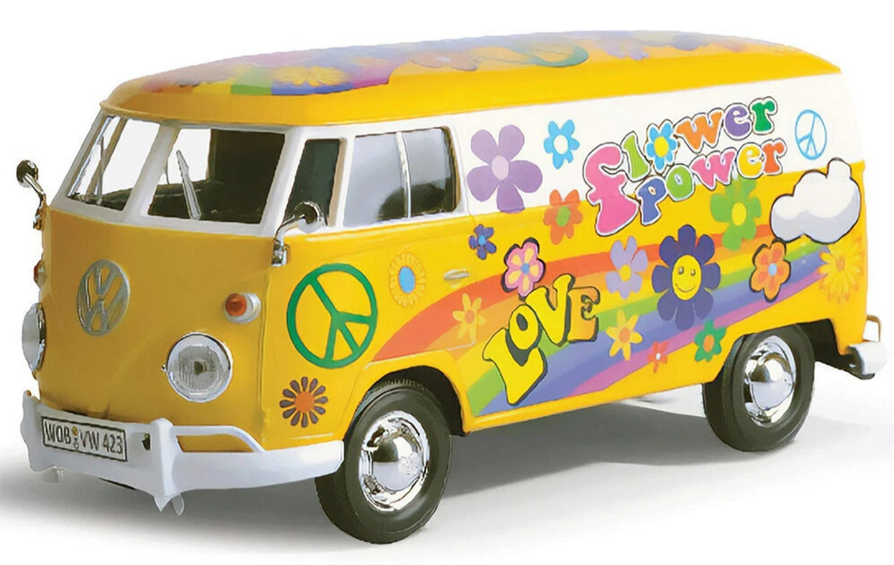 Volkswagen T1 Delivery Van "FlowerPower" MotorMax 1:24