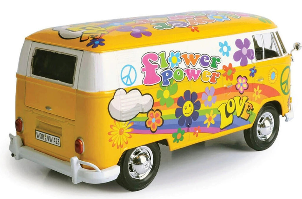 Volkswagen T1 Delivery Van "FlowerPower" MotorMax 1:24