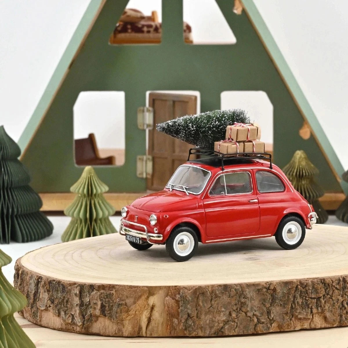 FIAT 500 L 1968 CHRISTMAS EDITION PACK 1:18 NOREV