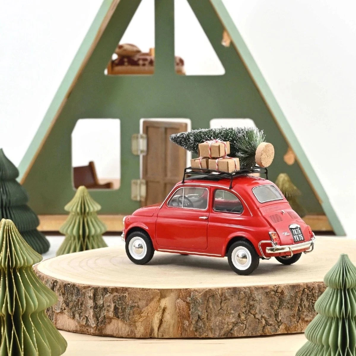FIAT 500 L 1968 CHRISTMAS EDITION PACK 1:18 NOREV