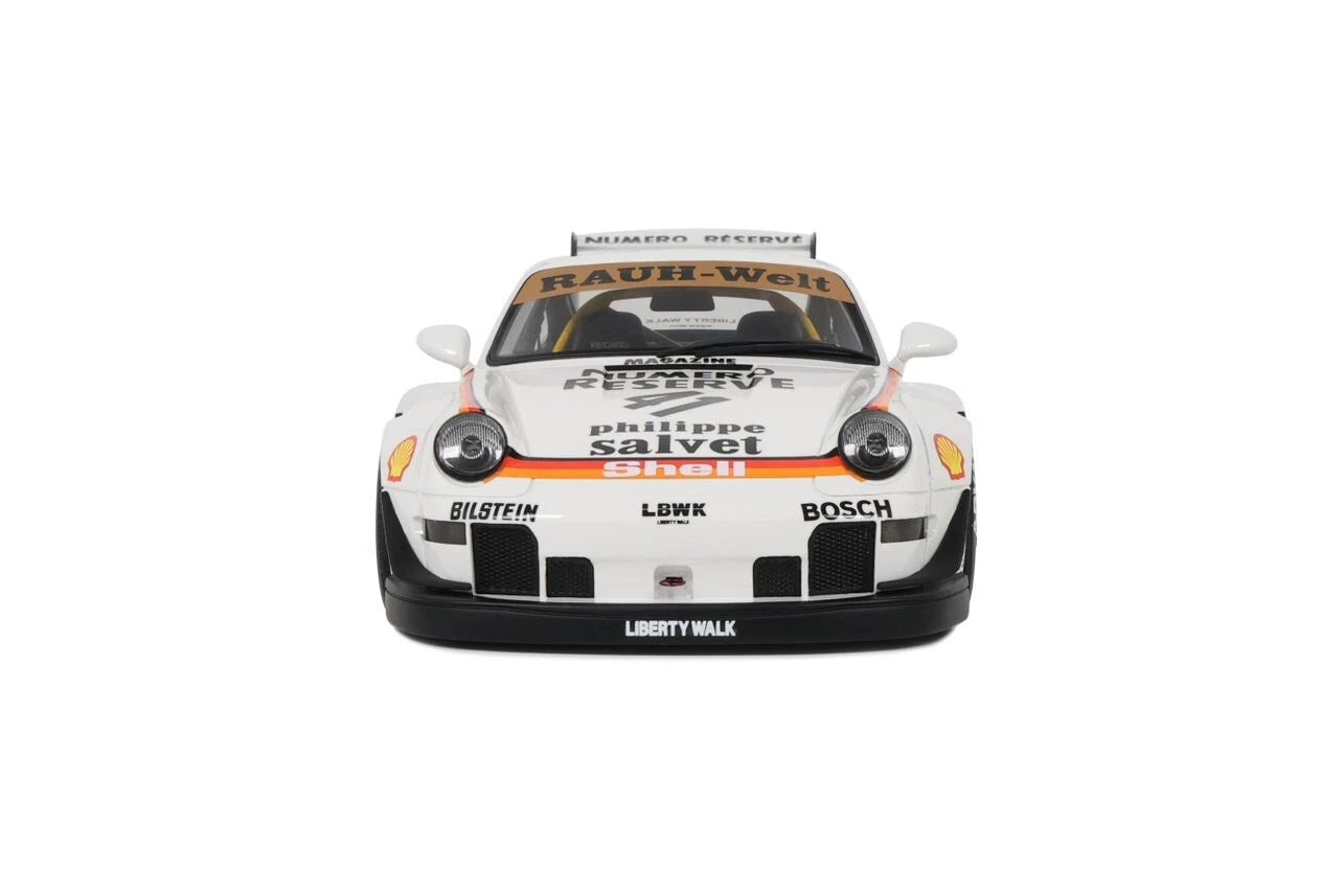 Porsche 911 RWB Bodykit Kato-San, wit 1:18