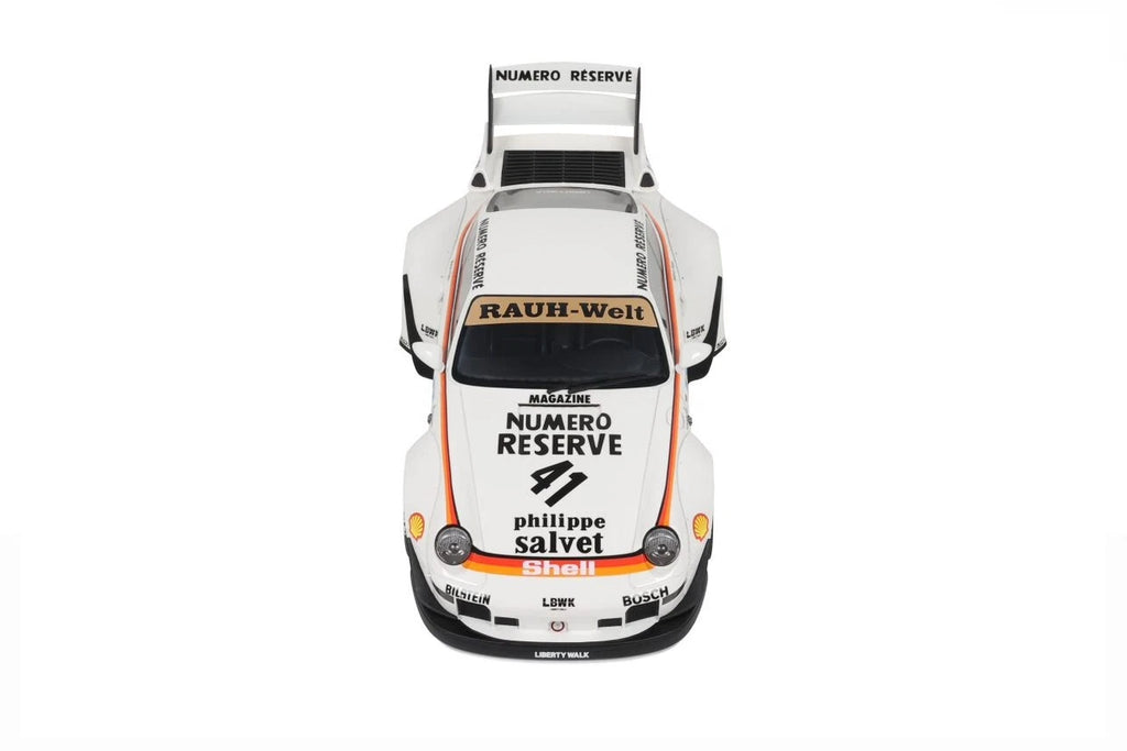 Porsche 911 RWB Bodykit Kato-San, wit 1:18
