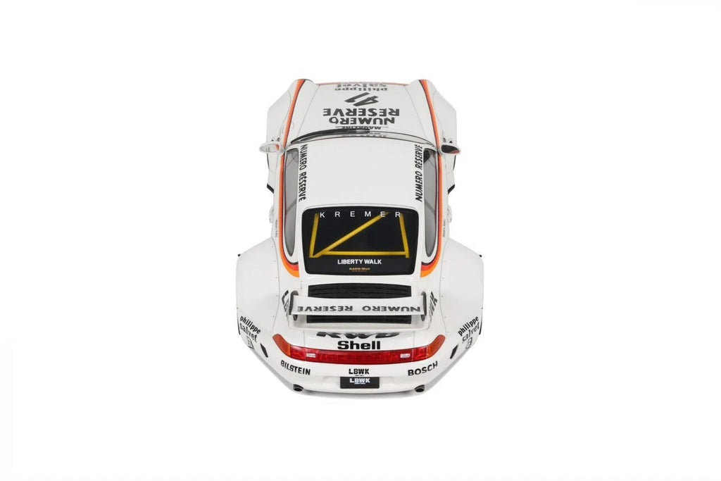 Porsche 911 RWB Bodykit Kato-San, wit 1:18