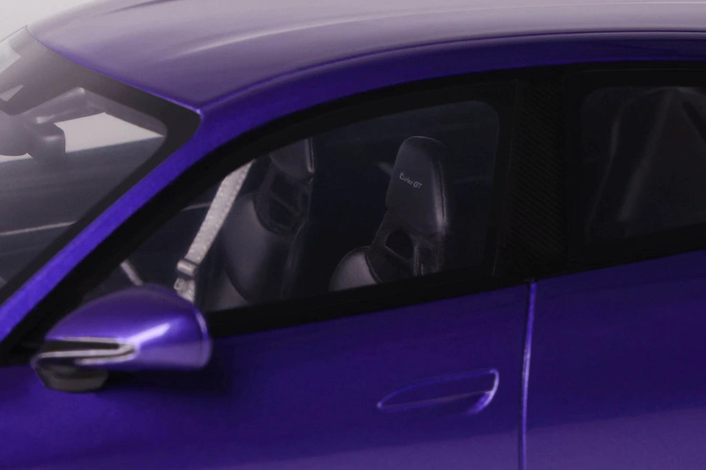 Porsche Taycan Turbo GT Weissach Package purple sky metallic 1:18
