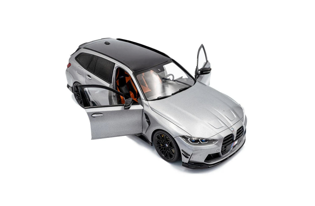 BMW M3 Touring (G81) + performance parts '24, grijs metallic 1:18