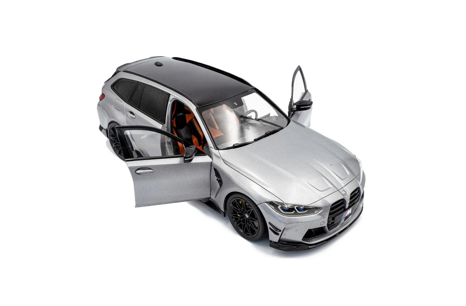 BMW M3 Touring (G81) + performance parts '24, grijs metallic 1:18