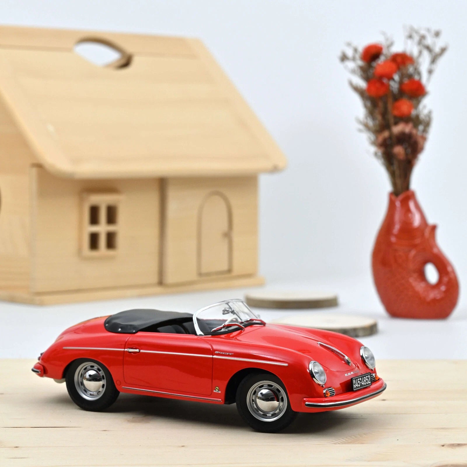 PORSCHE 356 Speedster 1954 Red - 1/18 - NOREV