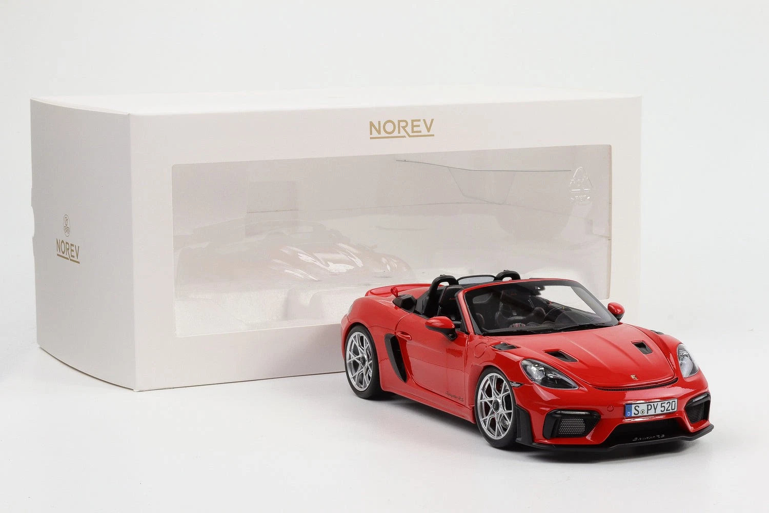 Porsche 718 Spyder RS 2023 Rood 1:18