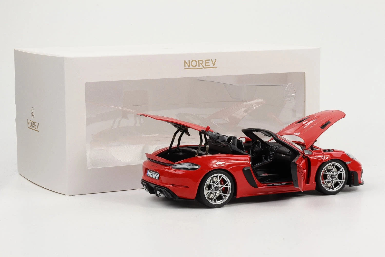 Porsche 718 Spyder RS 2023 Rood 1:18