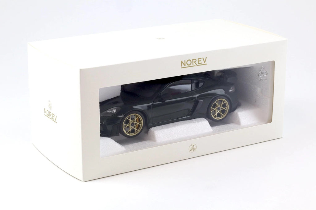 Porsche 718 Cayman GT4 RS Weissach 2023 -- Brewster Green 1:18