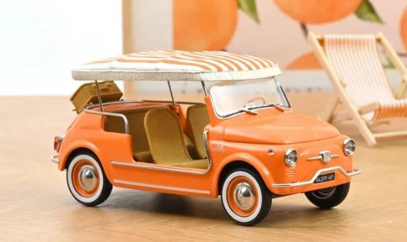 Fiat 500 Jolly 1965 Orange 1:18 Norev