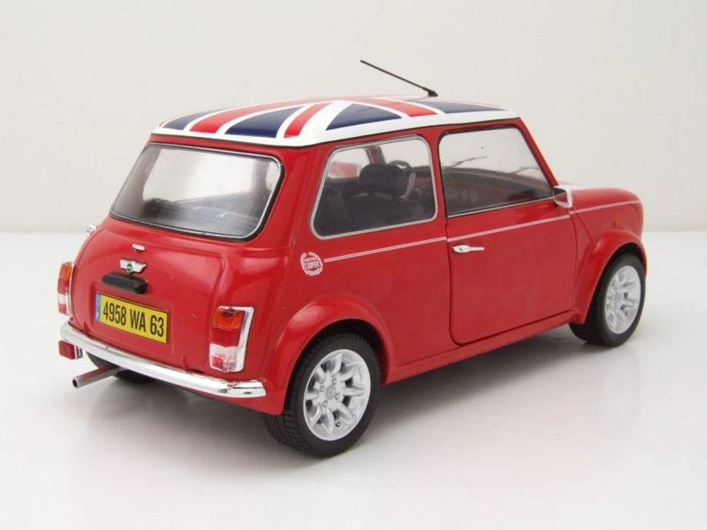 Mini Cooper Sport red & British Flag 1997 1:18