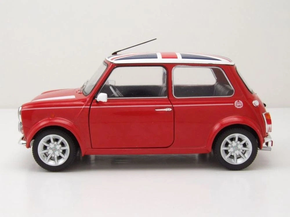 Mini Cooper Sport red & British Flag 1997 1:18