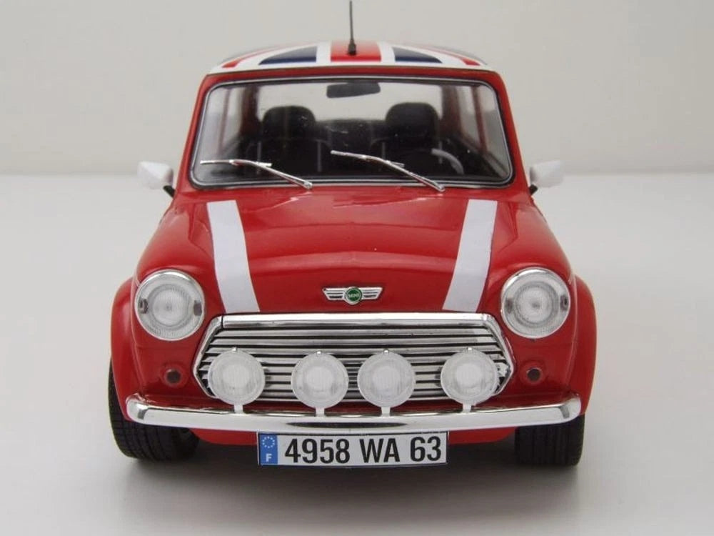 Mini Cooper Sport red & British Flag 1997 1:18