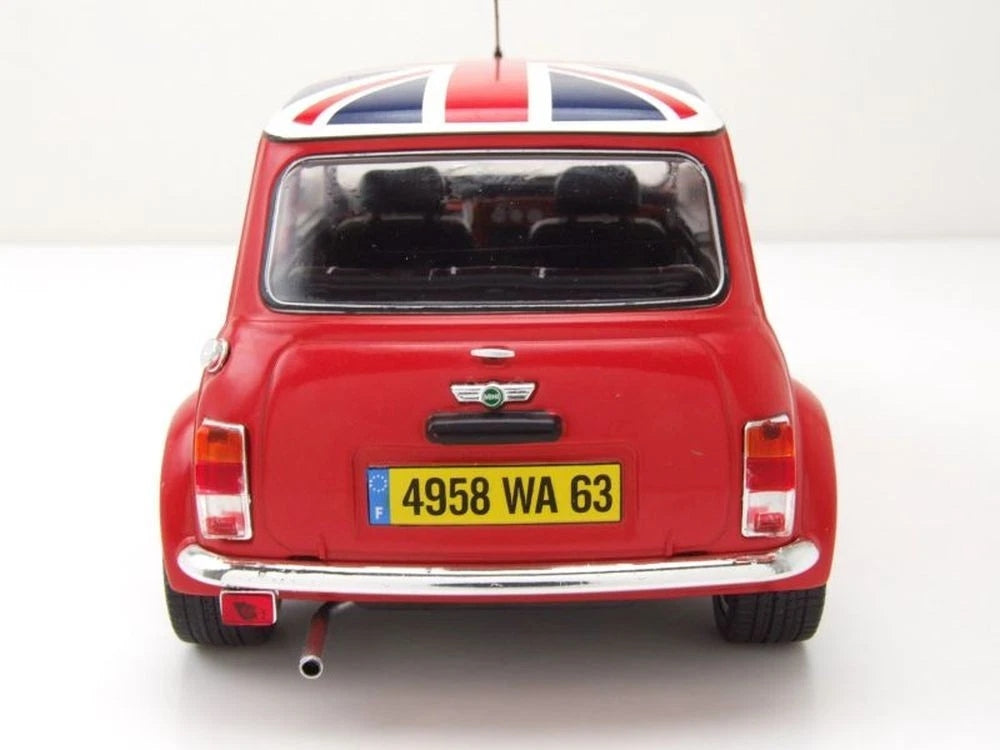 Mini Cooper Sport red & British Flag 1997 1:18