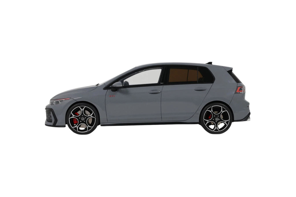 VW Golf VIII GTI '24, grijs (Moonstone grey) 1:18