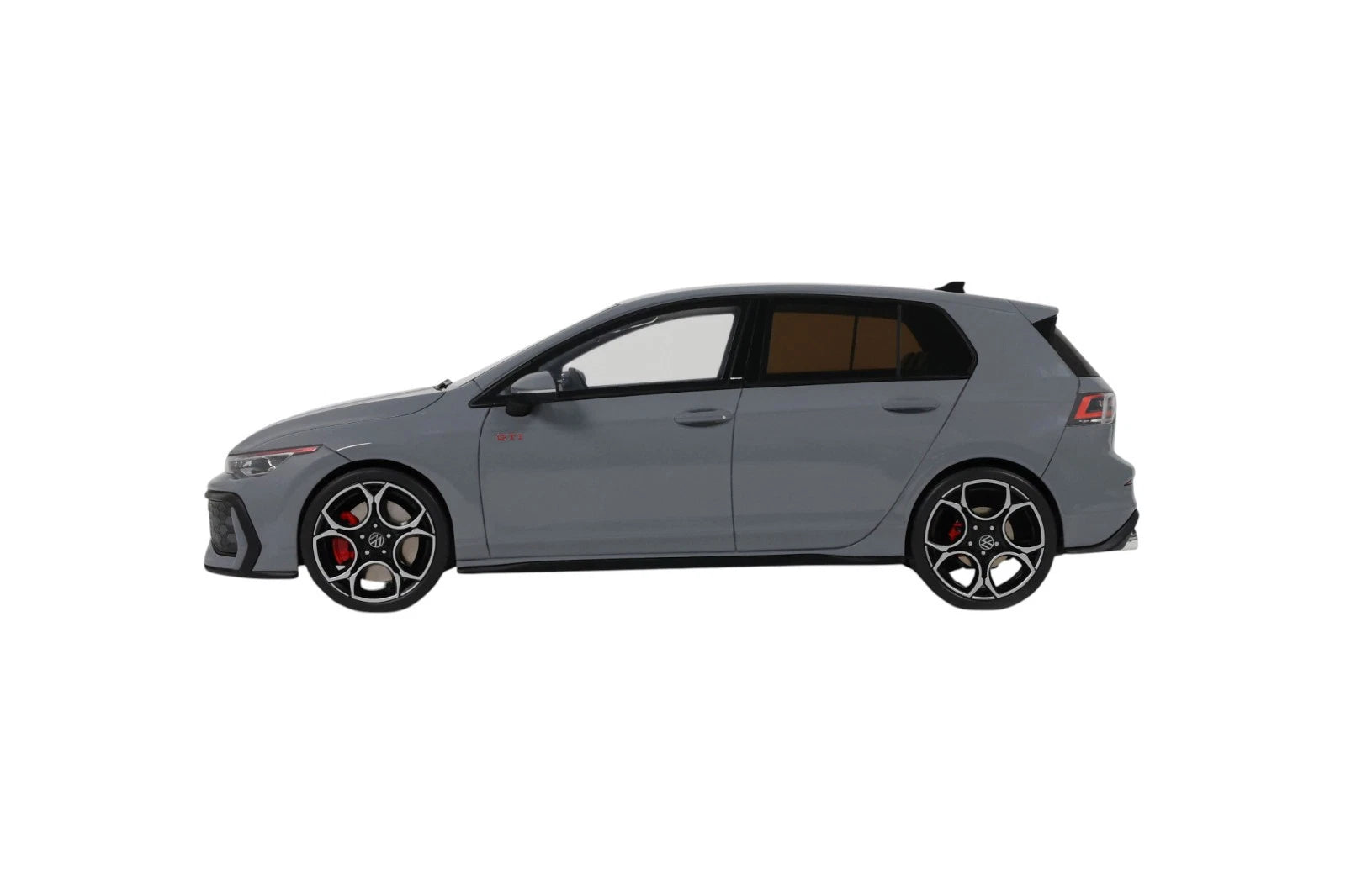 VW Golf VIII GTI '24, grijs (Moonstone grey) 1:18