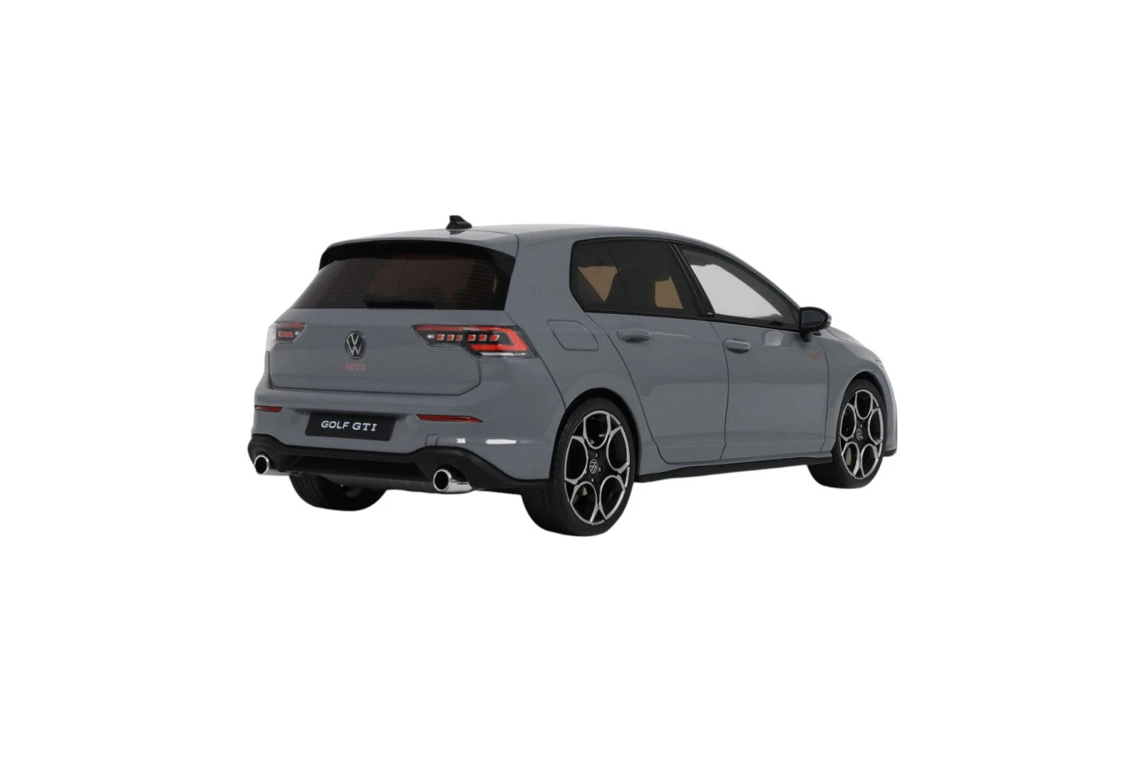 VW Golf VIII GTI '24, grijs (Moonstone grey) 1:18