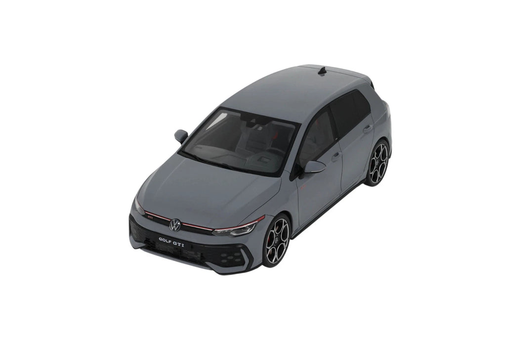 VW Golf VIII GTI '24, grijs (Moonstone grey) 1:18