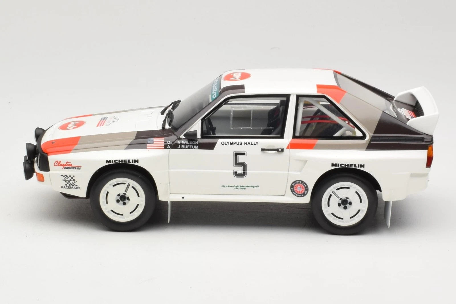 Audi Sport quattro Olympus Rally 1986 1:18
