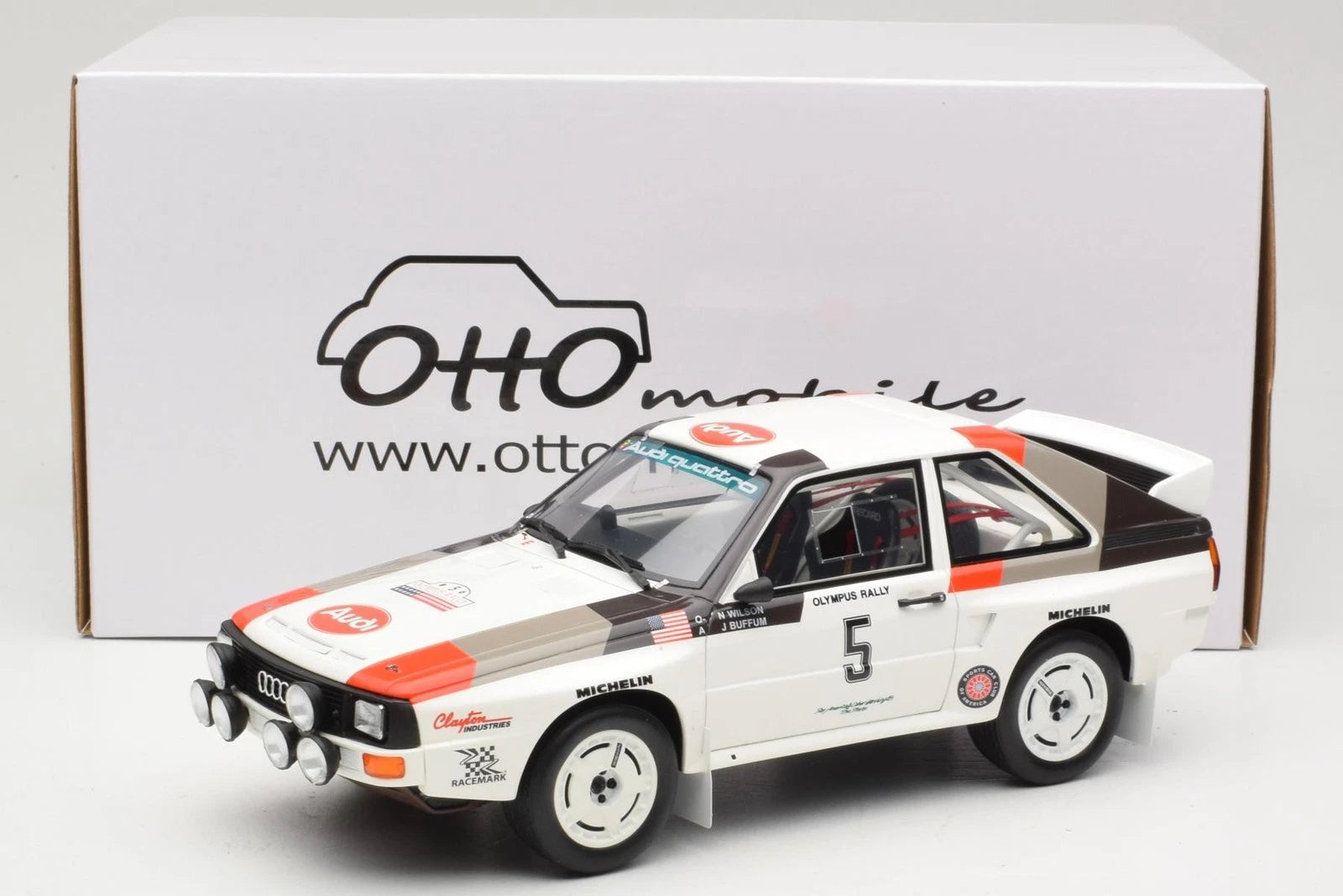 Audi Sport quattro Olympus Rally 1986 1:18