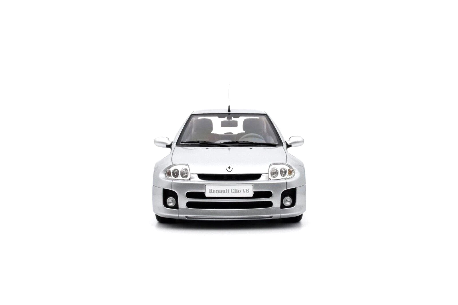 Renault Clio V6 Phase 1 Silver 2001 1:18