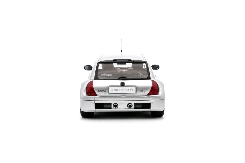 Renault Clio V6 Phase 1 Silver 2001 1:18