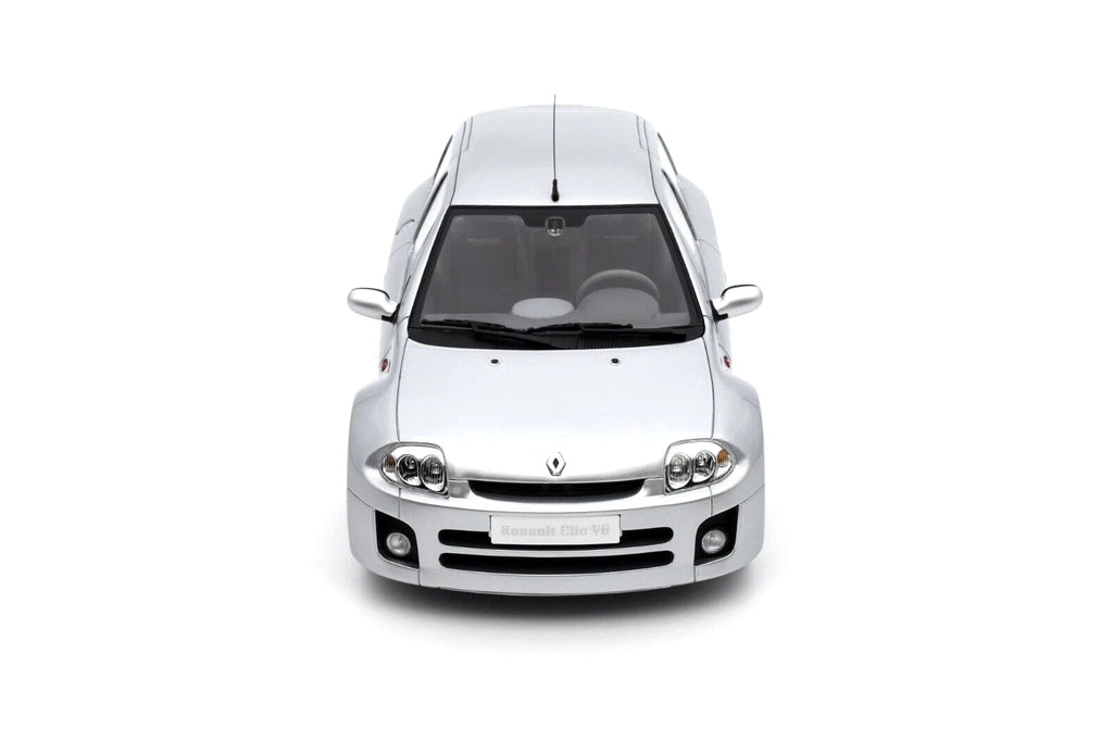 Renault Clio V6 Phase 1 Silver 2001 1:18