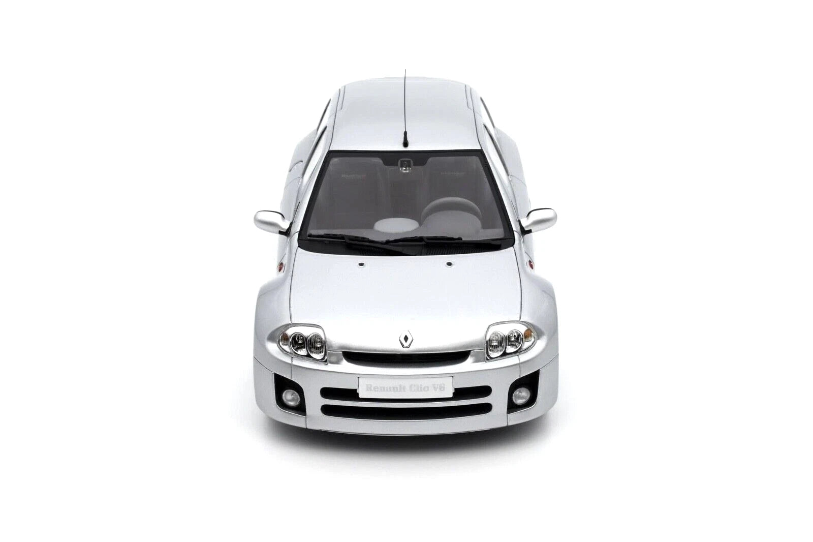 Renault Clio V6 Phase 1 Silver 2001 1:18