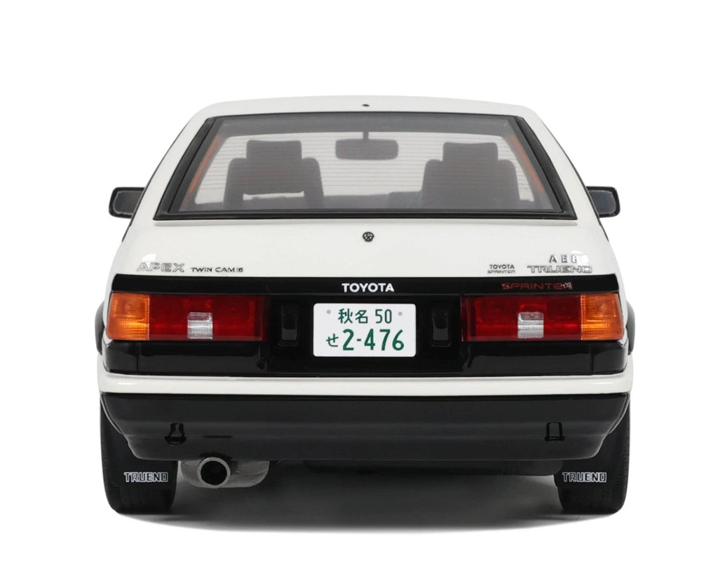 Toyota Sprinter Trueno AE86 White 1985 1:18