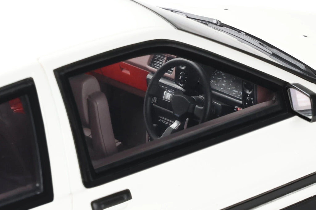 Toyota Sprinter Trueno AE86 White 1985 1:18