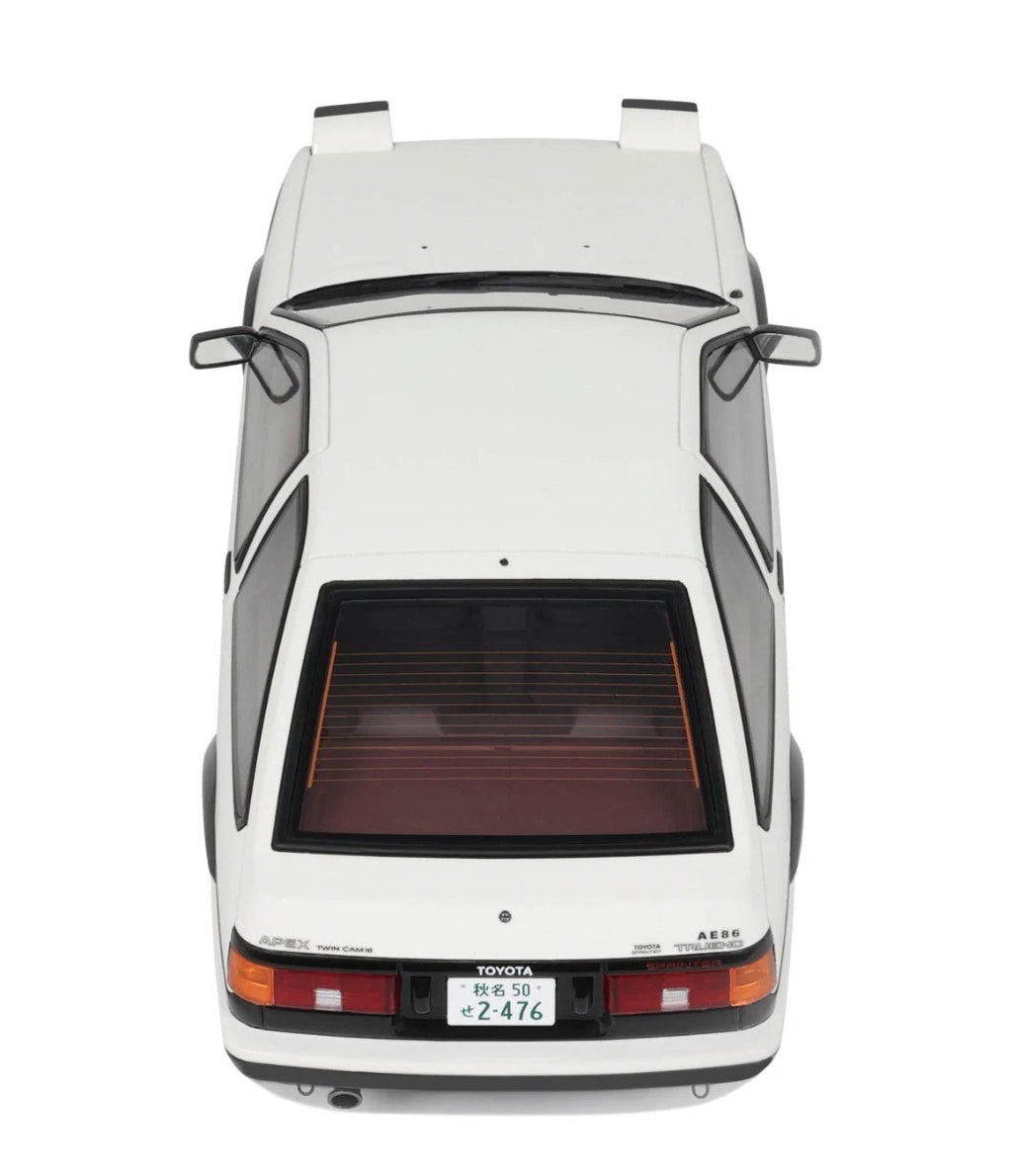 Toyota Sprinter Trueno AE86 White 1985 1:18