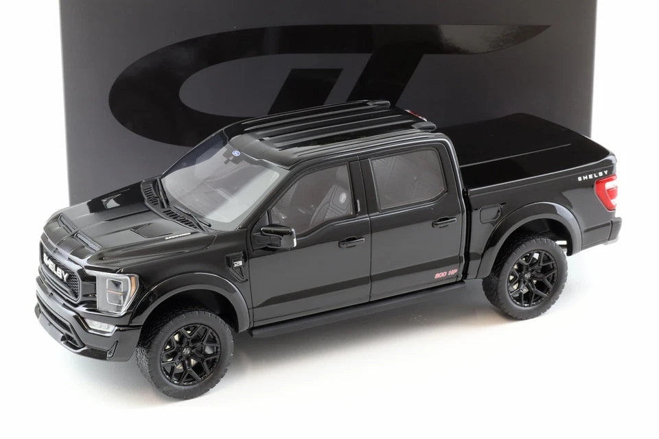 Ford Shelby F-150 Centennial Edition 2024 zwart 1:18