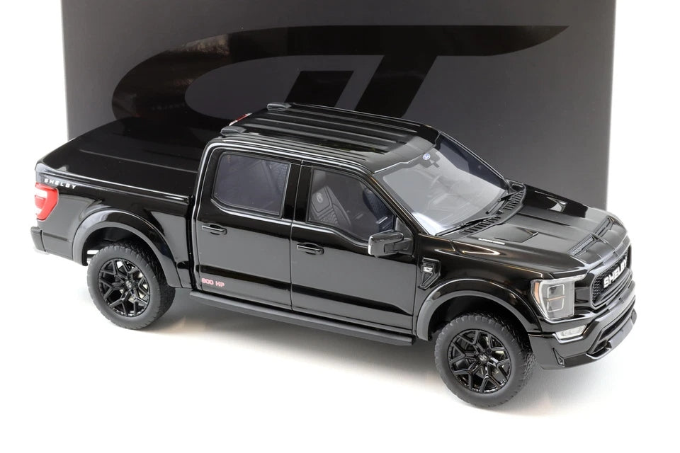 Ford Shelby F-150 Centennial Edition 2024 zwart 1:18